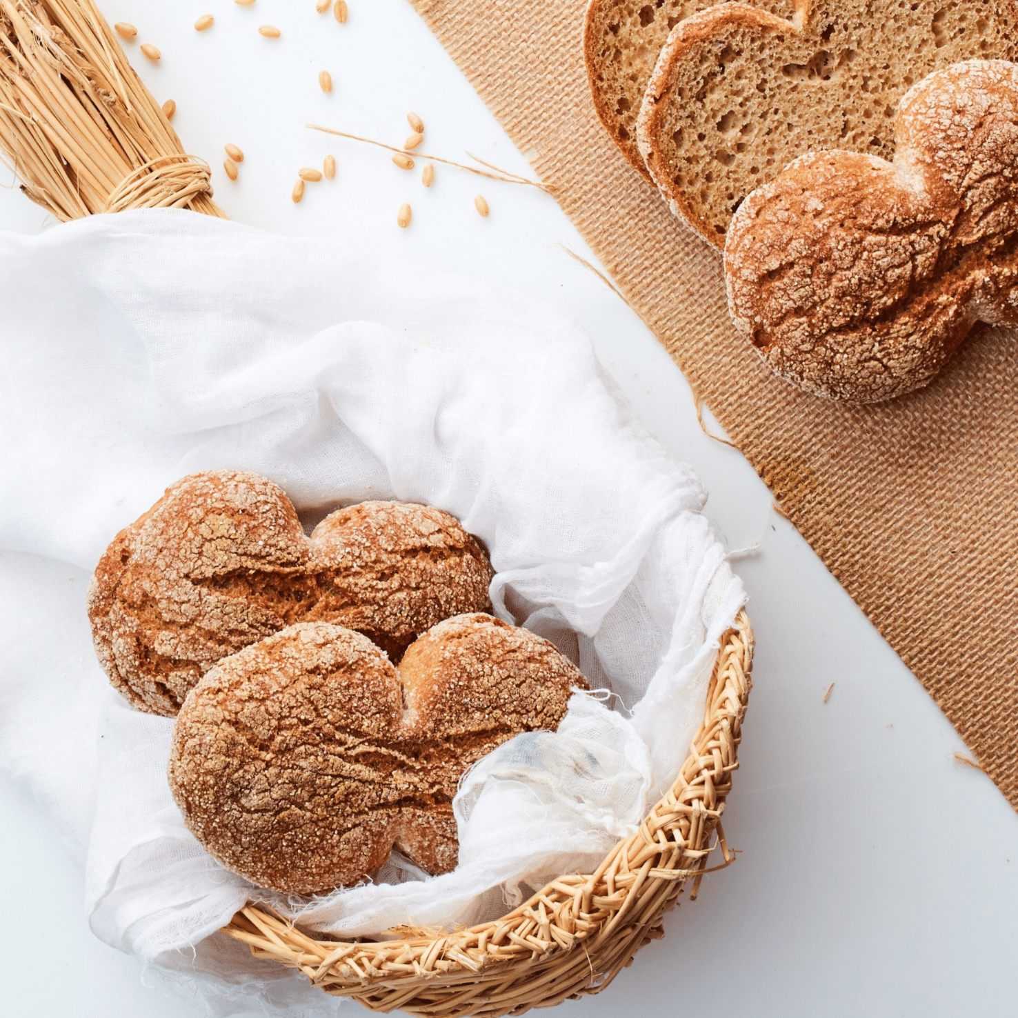 Wholegrain baked bread