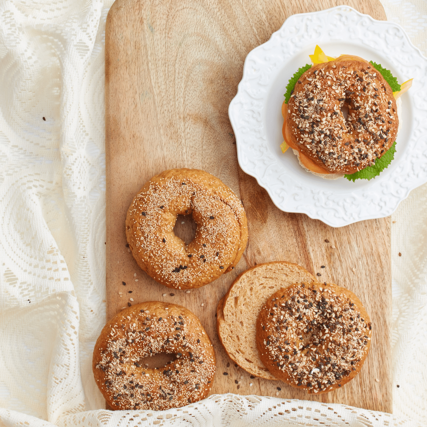 Baked Wholegrain Pretzel