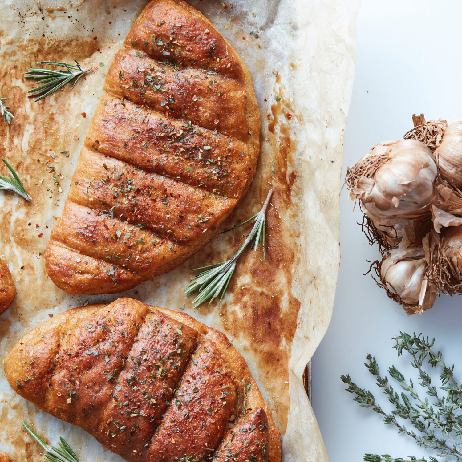 Garlic Wholegrain Butter Bread